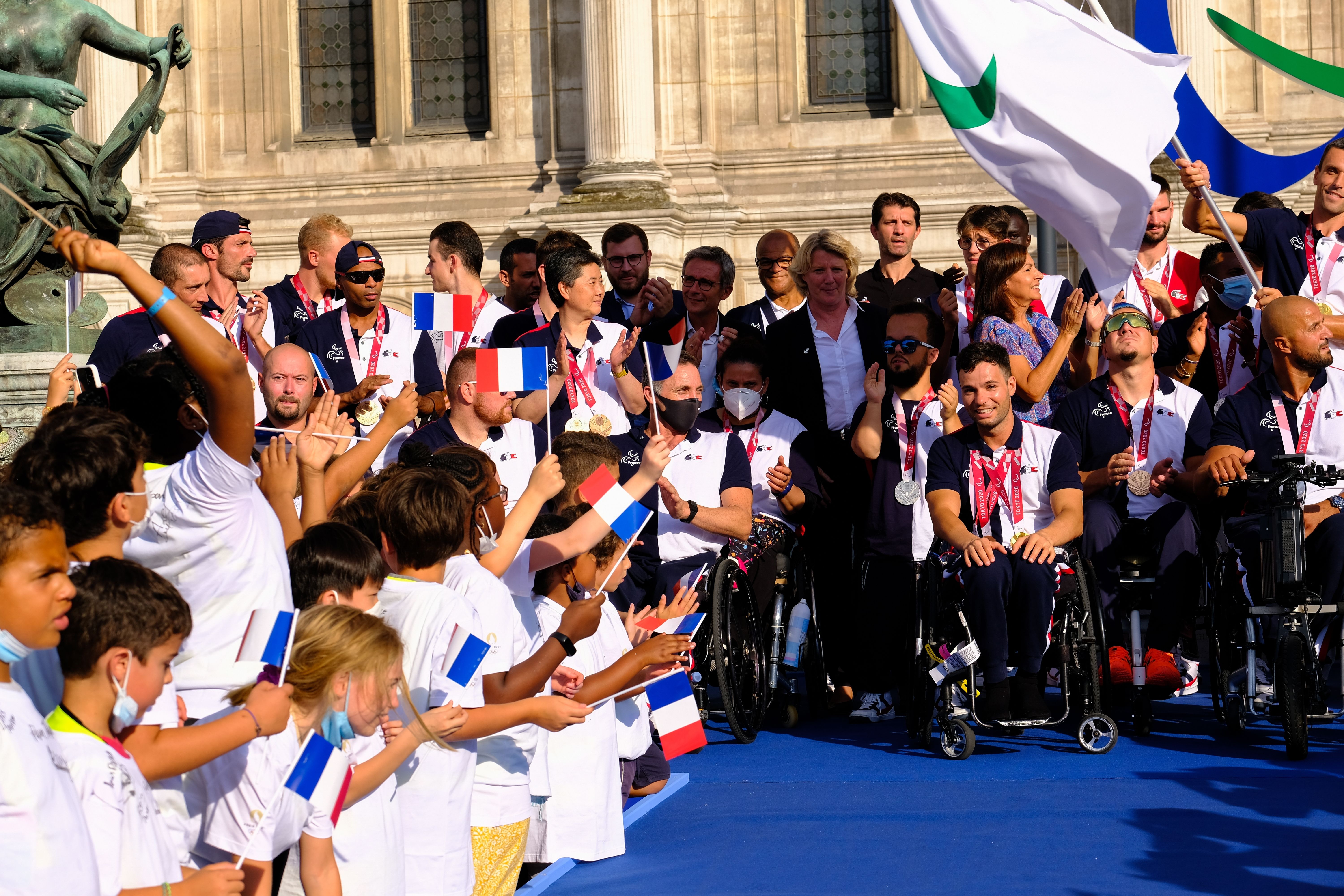 Retour médaillés Jeux paralympiques 2021