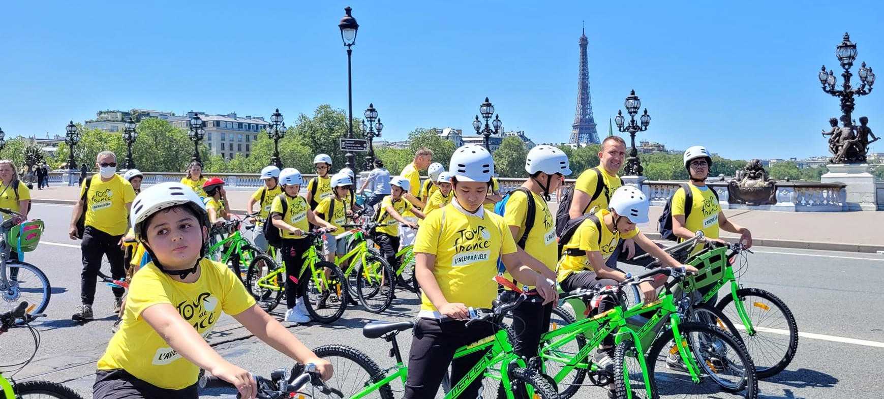 Journée enfants Secours populaire de Paris - Tour de France 2021 Journée enfants Secours populaire de Paris - Tour de France 2021
