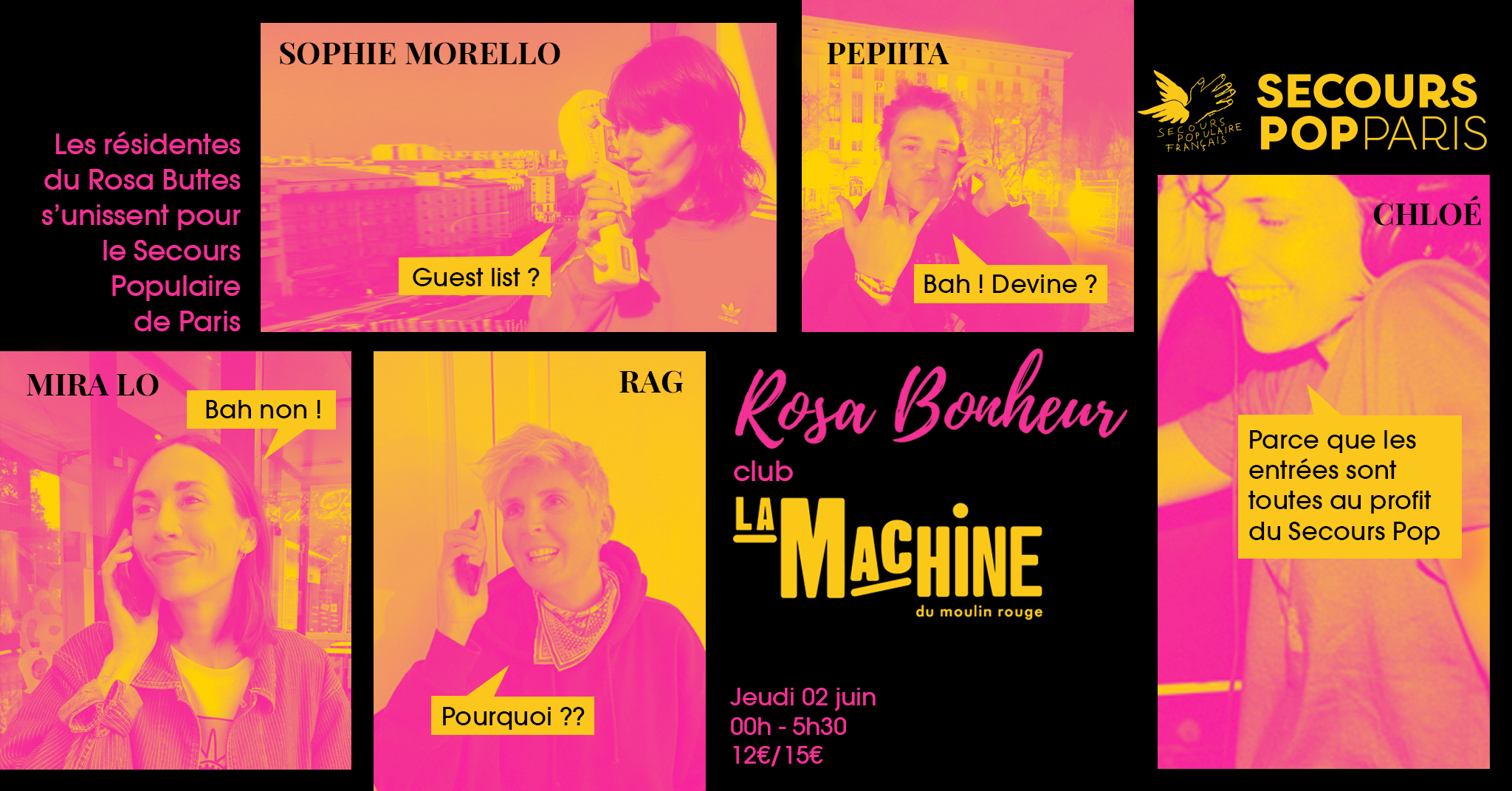 Soirée La Machine du Rosa Bonheur