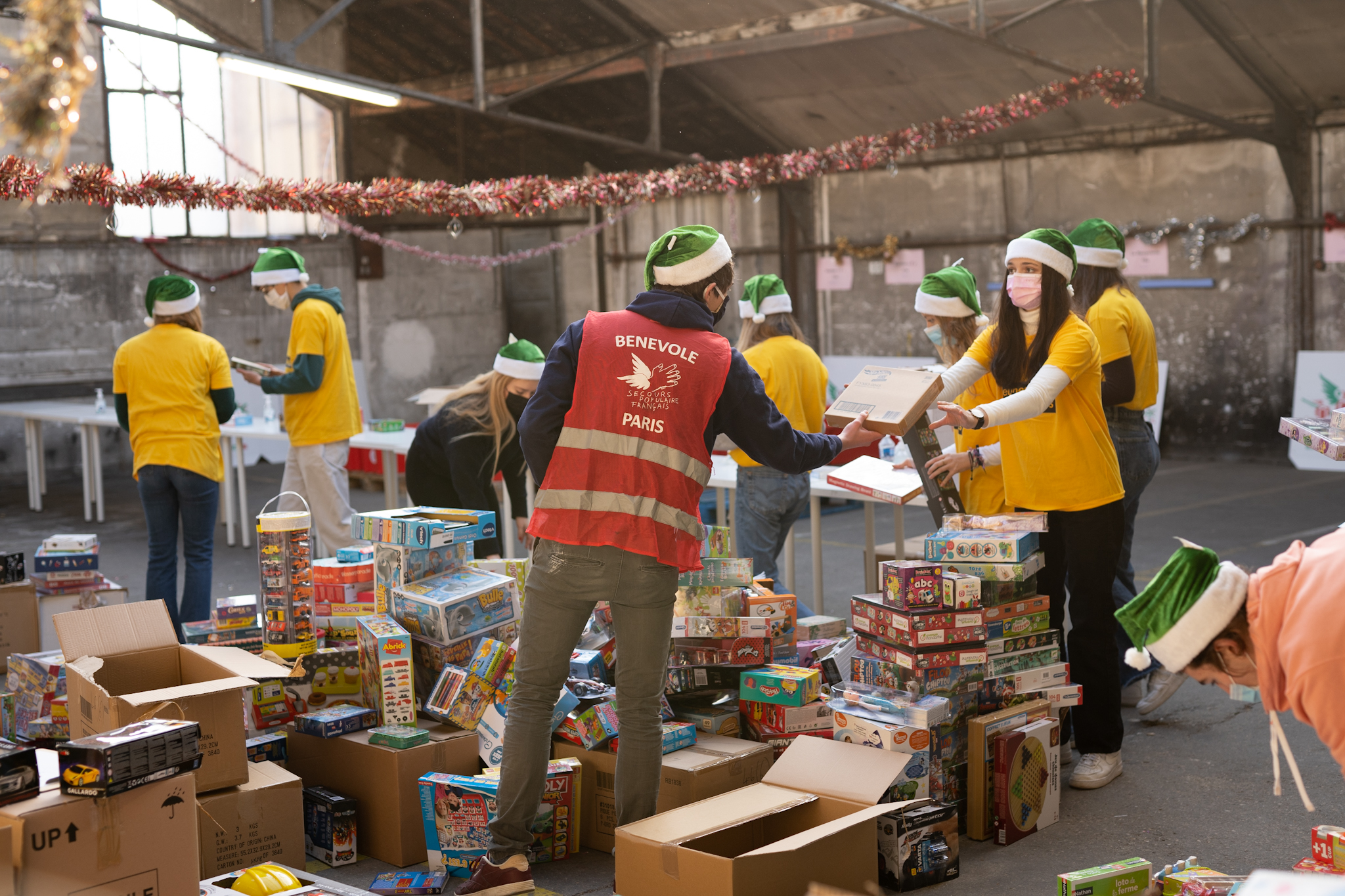 Tri de jouets à Paris