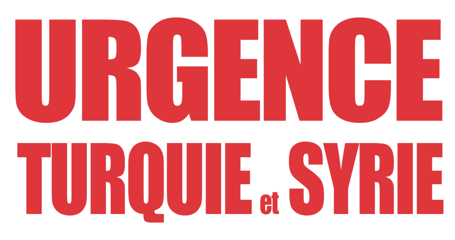 Urgence Turquie et Syrie Urgence Turquie et Syrie