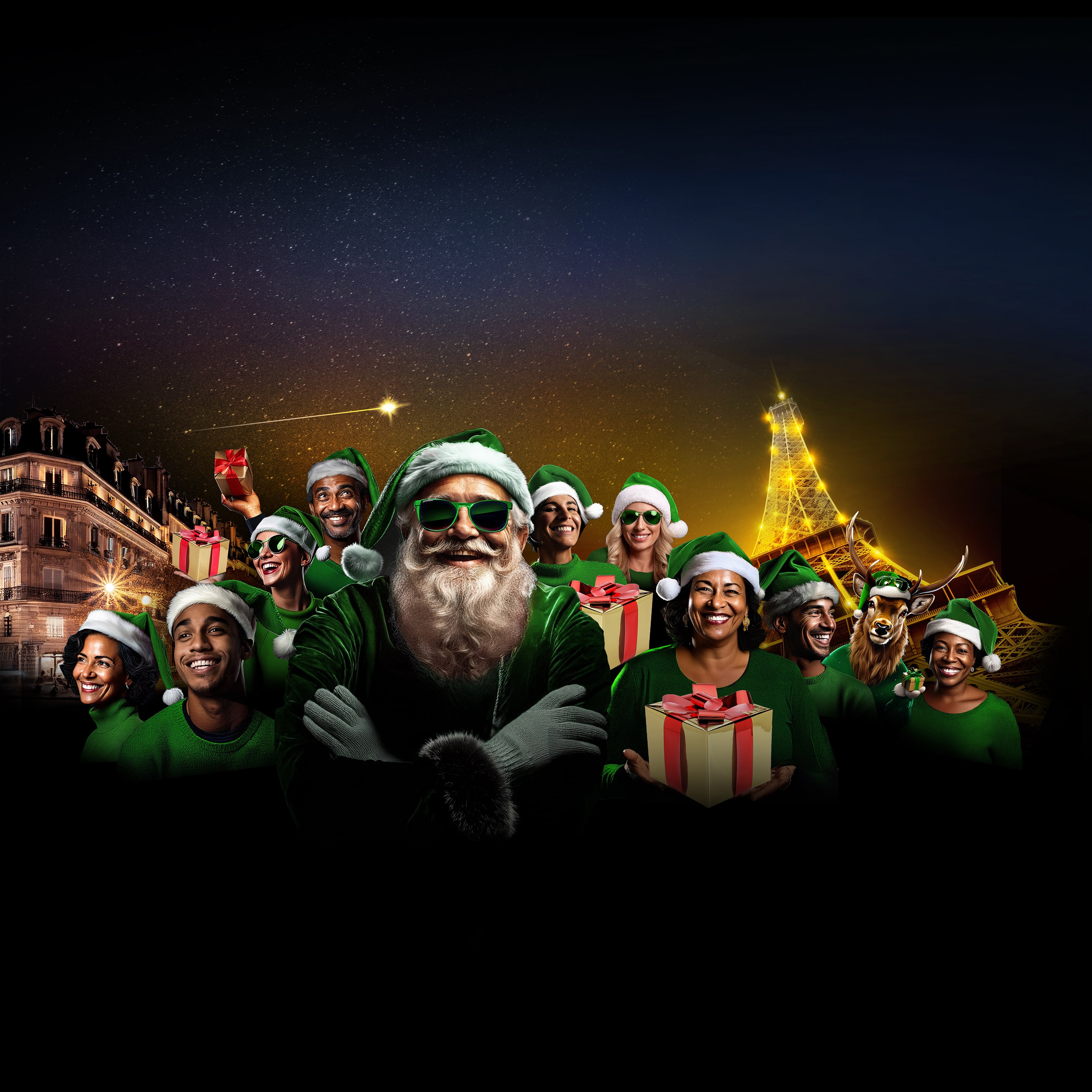 La Fédération de Paris du Secours populaire lance sa campagne annuelle des Pères Noël Verts