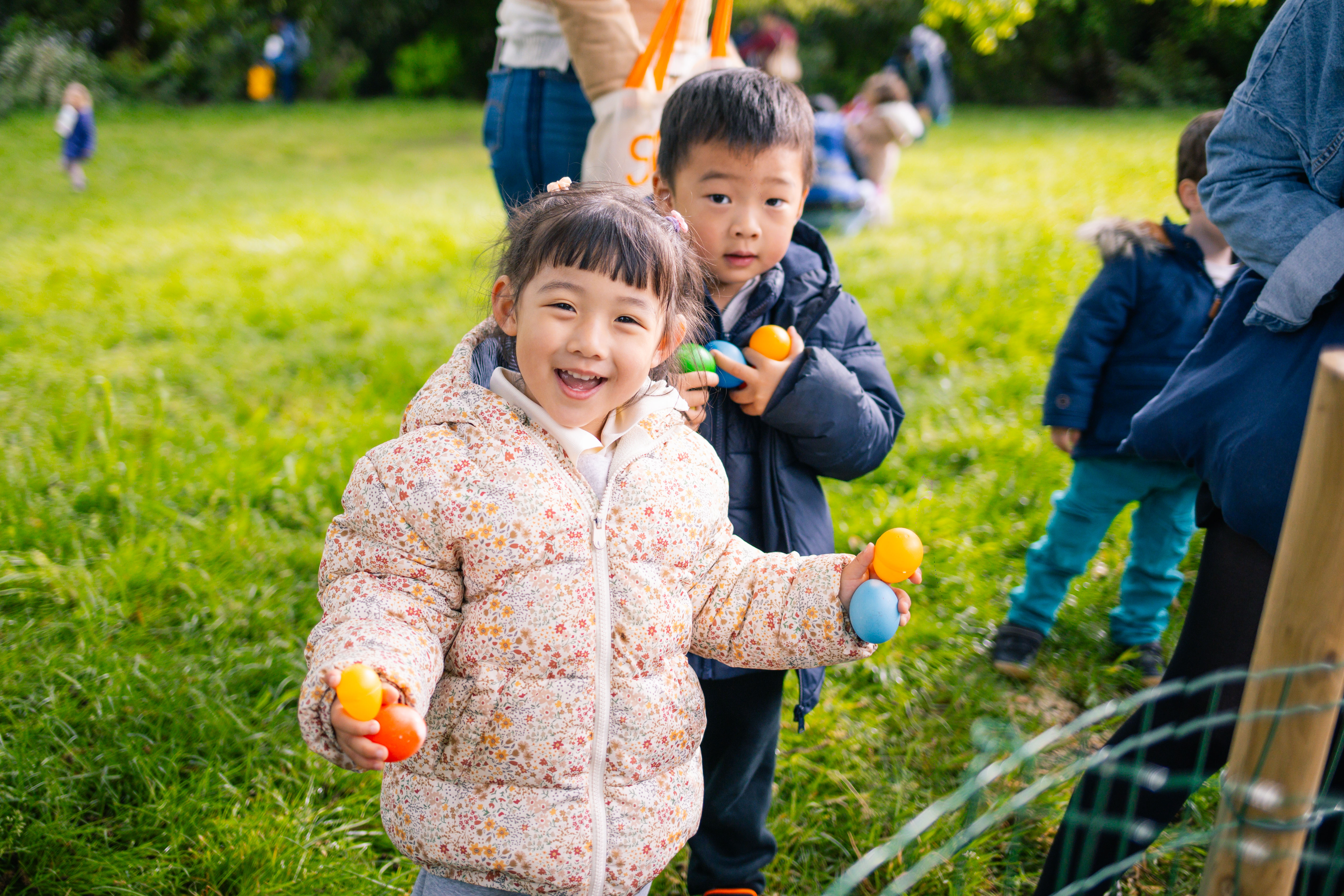 La chasse aux oeufs du Secours populaire