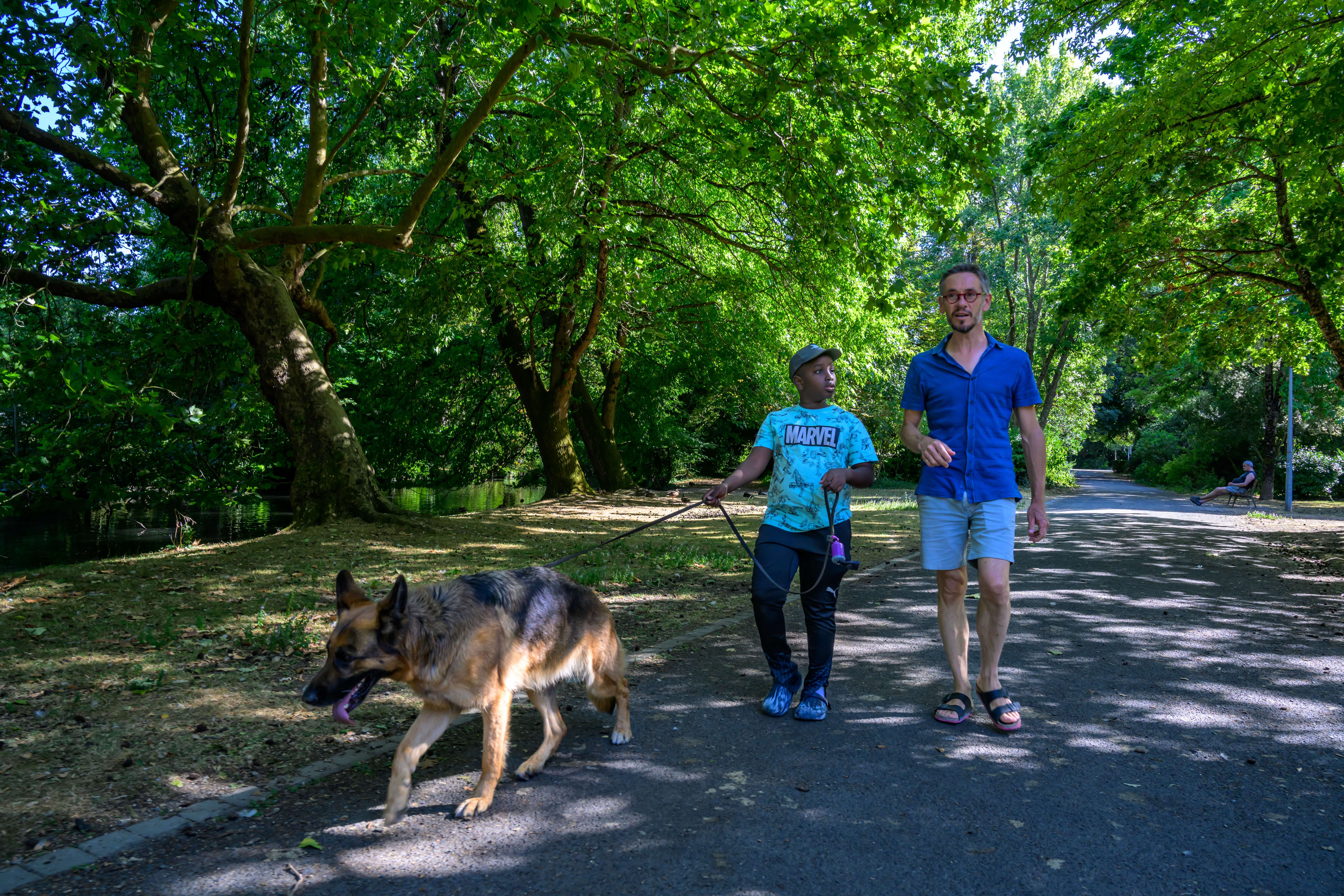 Olivier et Mamadou en balade