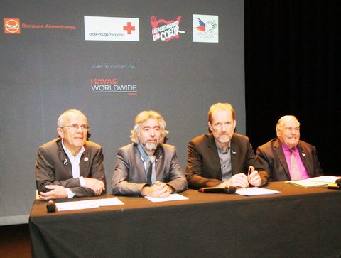 Conférence de presse des quatre présidents.