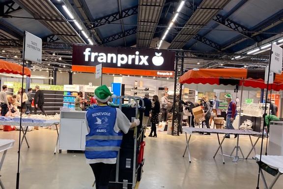 Collecte alimentaire du salon annuel Franprix