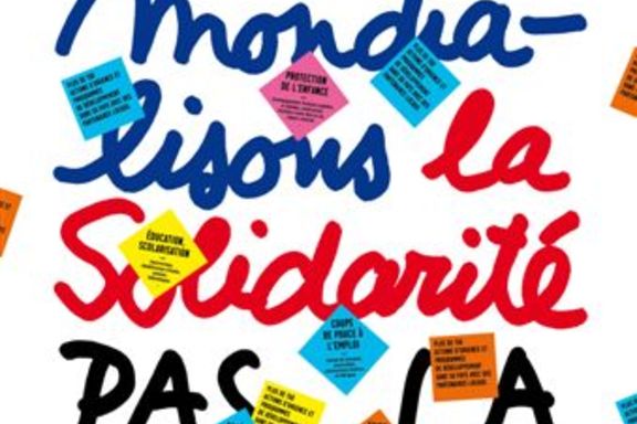 Affiche "Solidarité mondiale" de 2011.