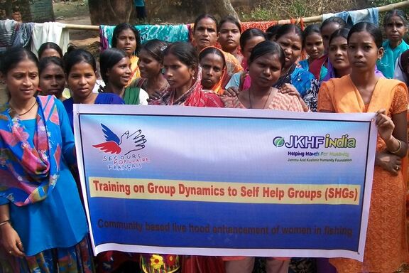 Femmes bénéficiaires du projet Orissa