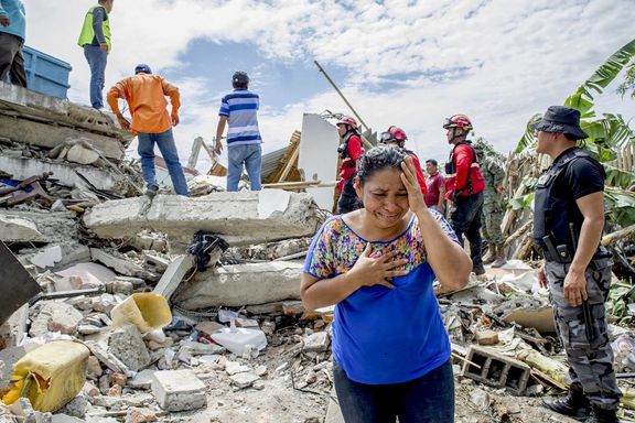 La catastrophe se lit sur le visage des habitants