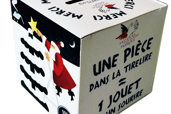 Tirelire Père Noël Vert