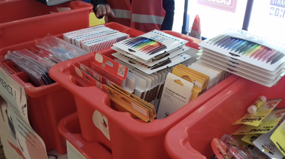 Fournitures scolaires Collecte solidaire Secours populaire.jpg