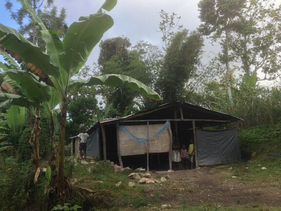 Une des écoles qui bénéficieront peut-être d'un renforcement, l'école Maranatah de Savane Madame, dans la commune de Côtes-de-Fer