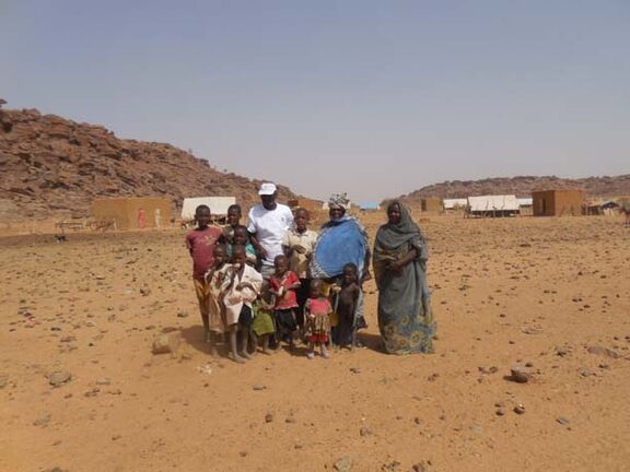 famille mauritanienne d'un village du Hodh El Gharbi