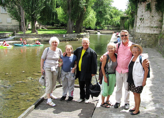 Balade pour les seniors à Moret-sur-Loing.