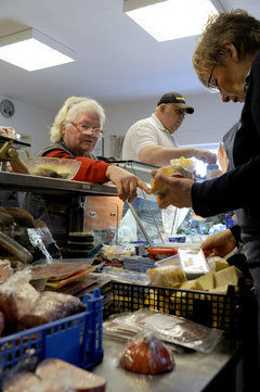 Distribution de l'aide alimentaire