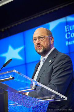 Martin Shulz, président du Parlement Européen.