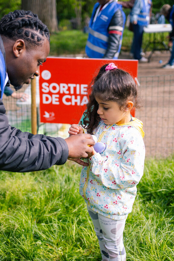 Chasse aux oeufs 2026 du Secours populaire