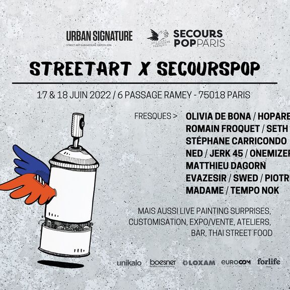 Streetart x Secourspop 2022